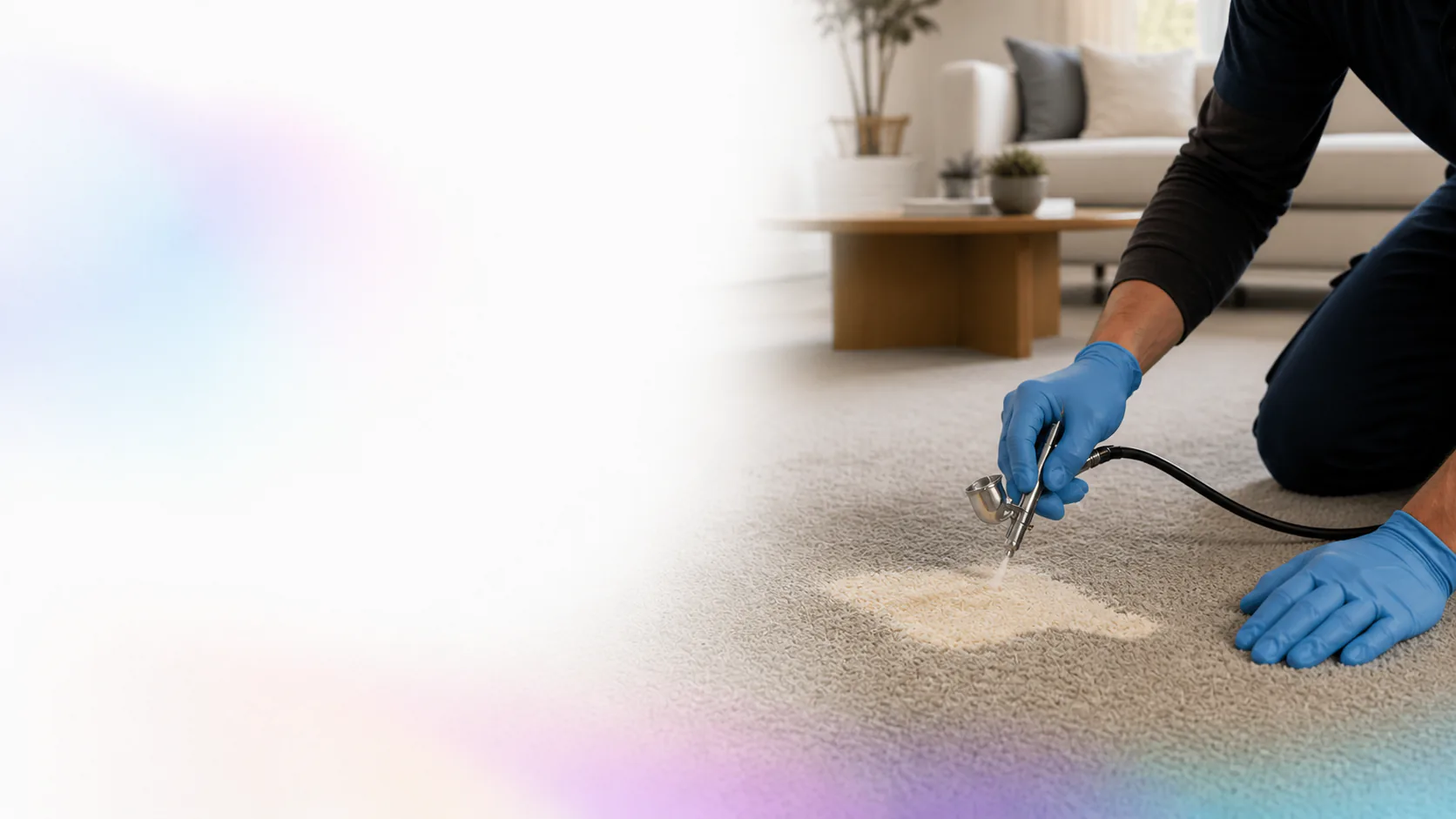 Bleach-spot repair by Happy House in Ottawa